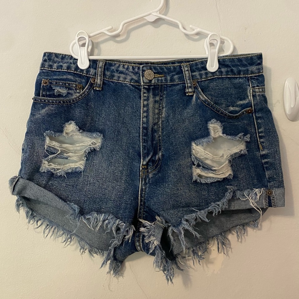 Windsor Distressed Denim Shorts